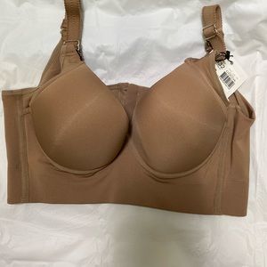 Deep Cup Bra Up Sports Design Hides Back Fat